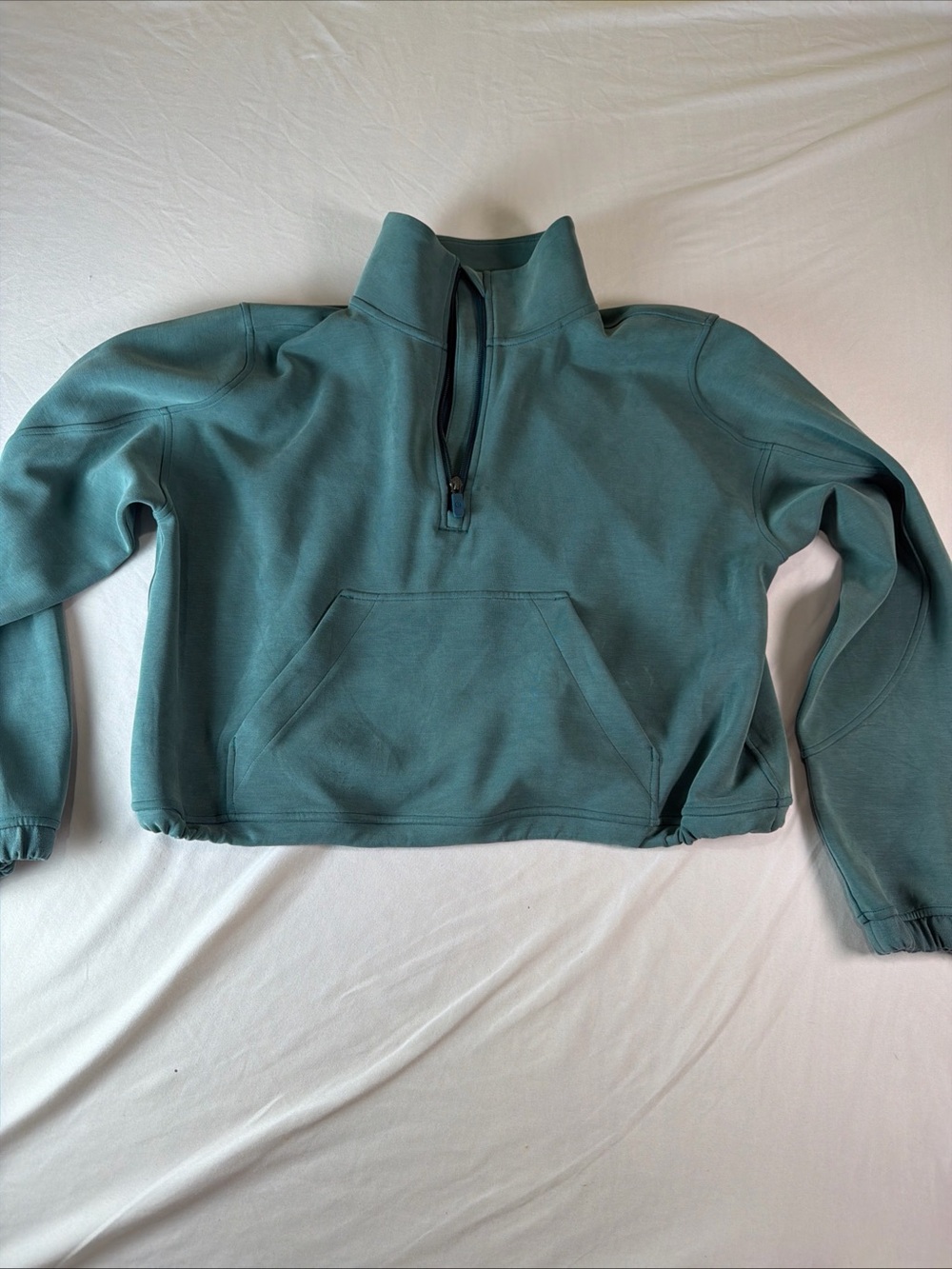 lululemon athletica Teal Half-Zip Pullover Sweatshirt
